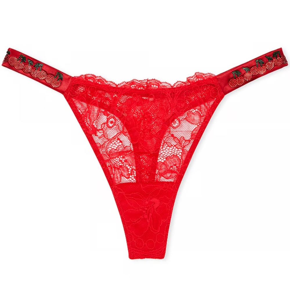Victoria’s Secret Shine Strap Thong Panty 🍒
